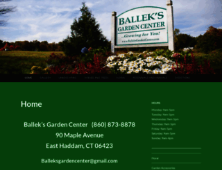 balleksgardencenter.com screenshot