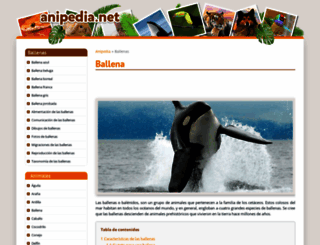 ballenas.anipedia.net screenshot