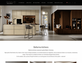 ballerina-kitchens.eu screenshot
