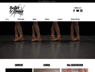 balletanddanceofupstateny.com screenshot