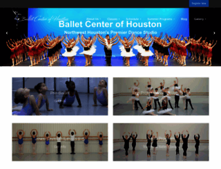 balletcenterofhouston.com screenshot