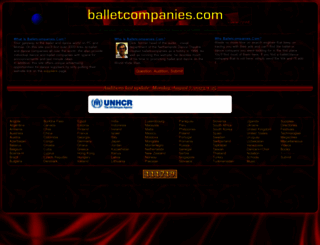 balletcompanies.com screenshot