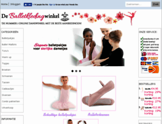 balletkledingwinkel.com screenshot