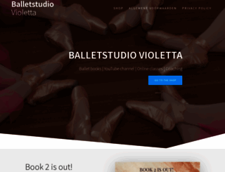 balletstudiovioletta.nl screenshot