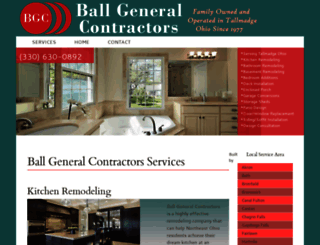 ballgeneralcontractors.com screenshot