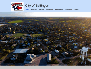 ballinger-tx.com screenshot