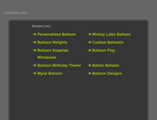 ballloon.com screenshot