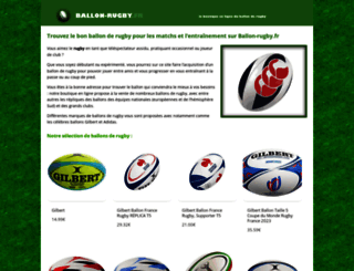 ballon-rugby.fr screenshot