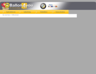 ballon4you.shopgate.com screenshot