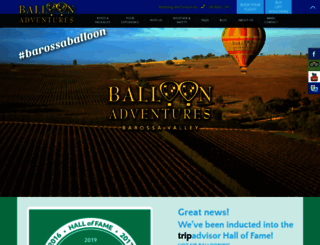balloonadventures.com.au screenshot