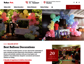 balloonarts.in screenshot