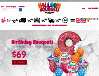 balloonbouquet.com.au screenshot