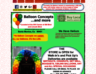 balloonconcepts.net screenshot