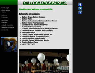 balloonendeavor.com screenshot