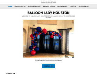 balloonladyhouston.com screenshot