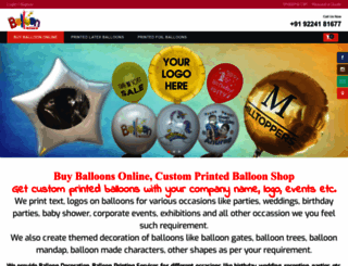 balloonprintersinindia.com screenshot