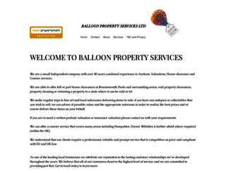 balloonpropserv.co.uk screenshot