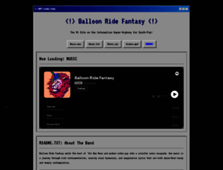 balloonridefantasy.com screenshot