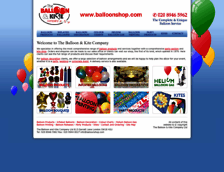 balloonshop.com screenshot