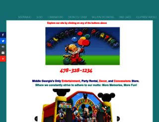 balloonsnparties.com screenshot