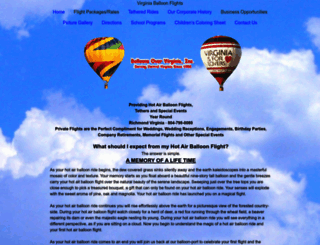 balloonsovervirginia.com screenshot