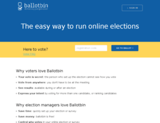 ballotbin.com screenshot