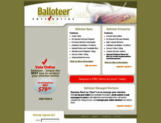 balloteer.com screenshot