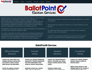 ballotpoint.com screenshot