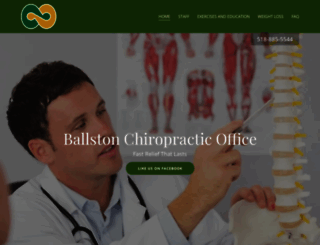 ballstonchiropractic.com screenshot