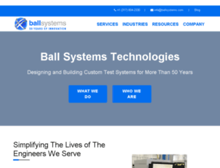 ballsystems.com screenshot