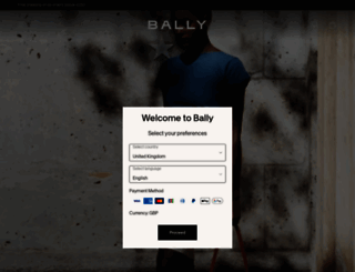 bally.co.uk screenshot