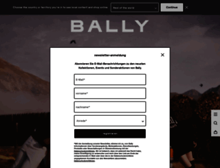 bally.com.de screenshot