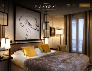 balmoral-paris-hotel.com screenshot