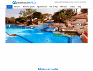 balneariosenmorelos.com.mx screenshot