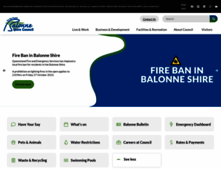 balonne.qld.gov.au screenshot