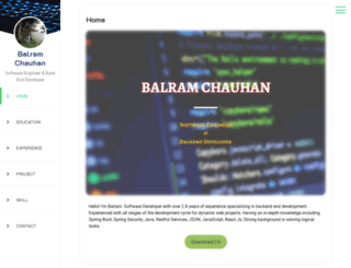 balram.info screenshot