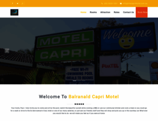 balranaldcaprimotel.com.au screenshot