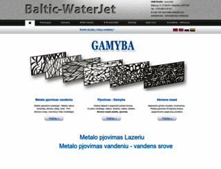 baltic-waterjet.com screenshot