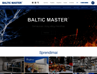 balticmaster.lt screenshot