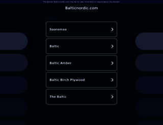 balticnordic.com screenshot