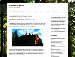 balticwoodhouse.com screenshot
