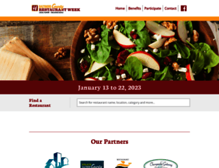 baltimorecountyrestaurantweek.com screenshot