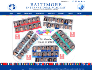 baltimoreinternationalacademy.org screenshot