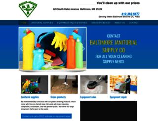 baltimorejanitorial-supply.com screenshot