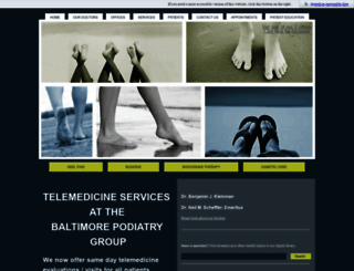 baltimorepodiatrygroup.com screenshot