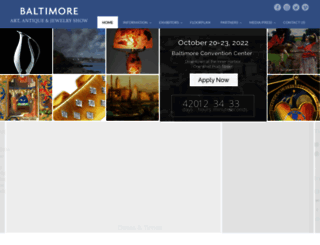 baltimoresummershow.com screenshot