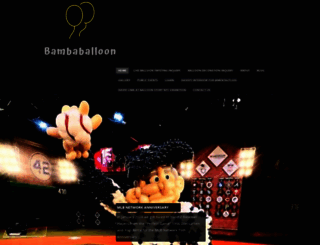bambaballoon.com screenshot