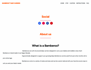 bamberoobaby.com screenshot
