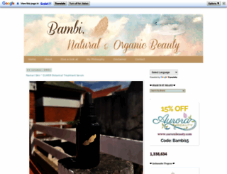 bambiorganics.com screenshot