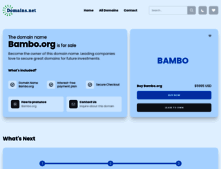 bambo.org screenshot